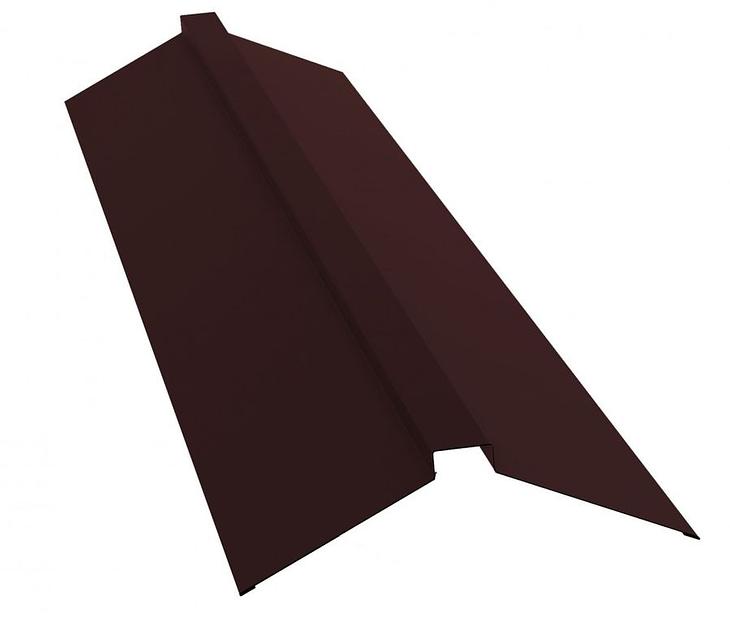 Планка конька фигурного 115х30х115 0,45 Drap с пленкой в ассортименте RAL фото 3