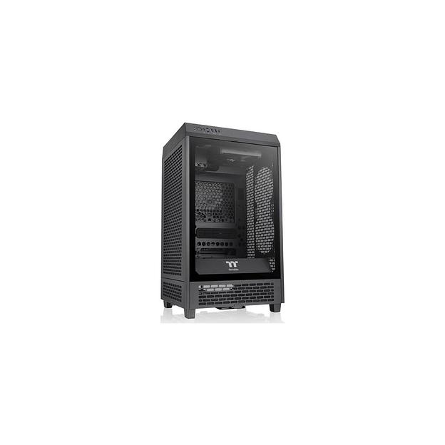 Корпус miniITX Thermaltake The Tower 200, Mini-Tower, без БП, черный [ca-1x9-00s1wn-00] фото 1