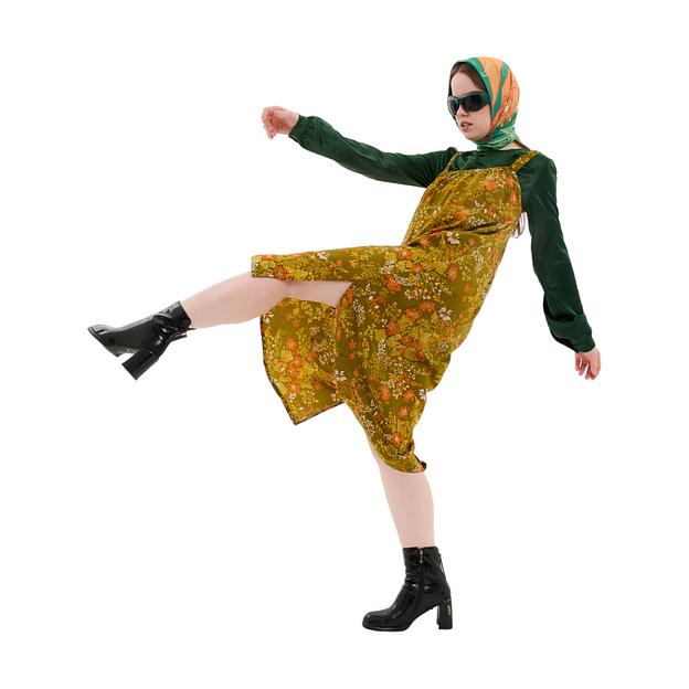 Женский платок «Дева» искусственный шёлк Армани 55×55 см фото 8