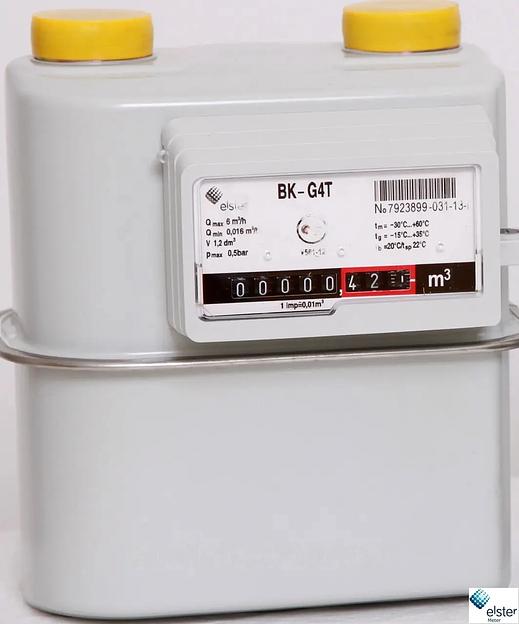 Счетчик газовый BK G6 правый 250 мм G1 1/4 фото 1