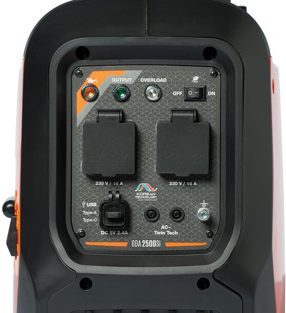 Генератор Daewoo GDA 2500Si 2.2кВт фото 6
