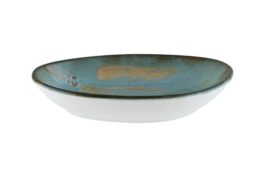 Салатник овальный 150*100 мм. 140 мл. h=30 мм. Мадера, форма Ваго /1/12/ фото 1