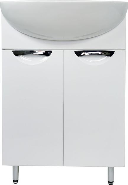 Тумба Афина 55 DORATIZ 9912.473, напольная, белая, под умывальник Уют 55 фото 2