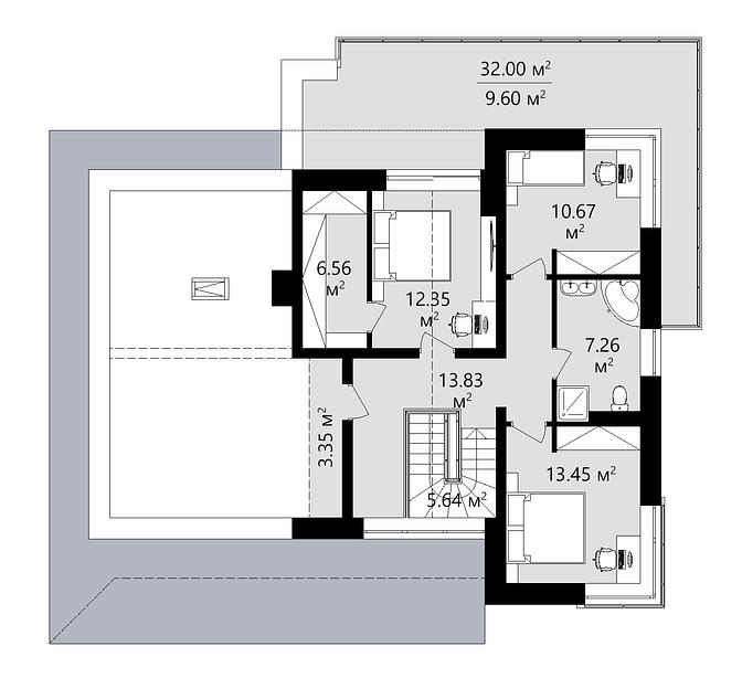 Проект дома KDR – 130 фото 3