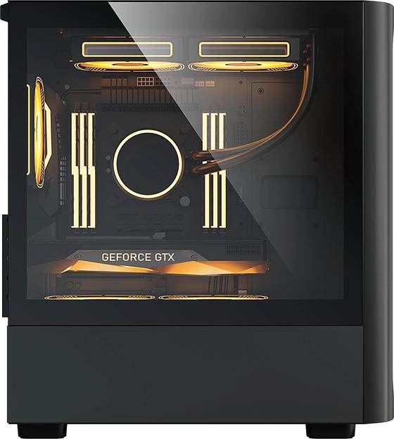 Корпус Formula Air Mesh G3 черный без БП mATX 4x120mm 2x140mm 2xUSB3.0 audio bott PSU фото 4