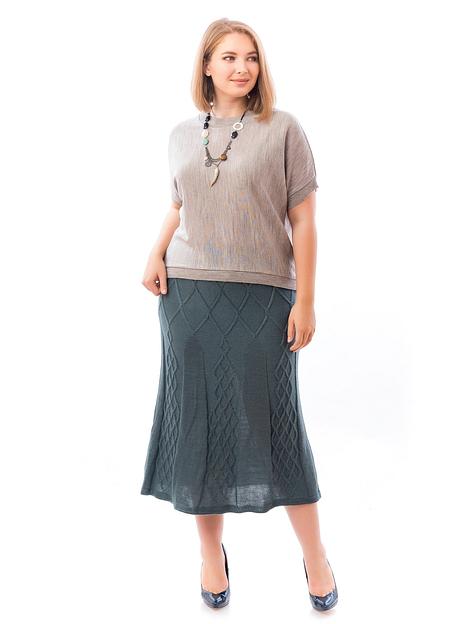 Женская юбка, ягель, 6114, опт фото 1