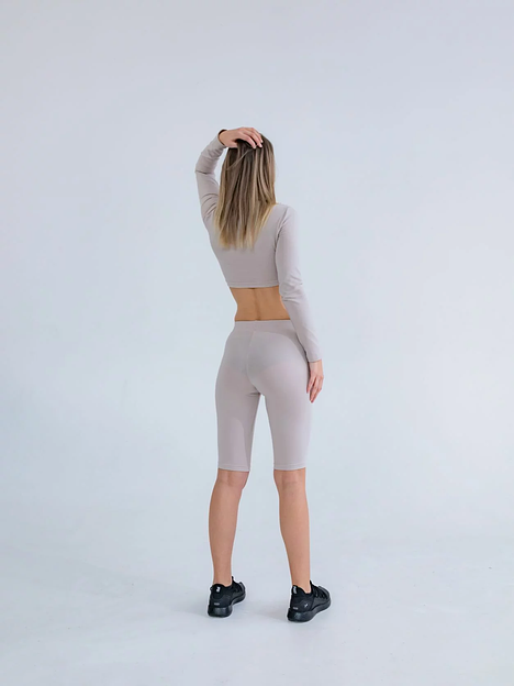 Топ женский светло-серый № 4 фото 2