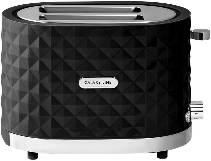 Тостер Galaxy Line GL 2912 1200Вт черный фото 1