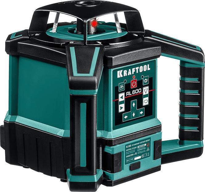 KRAFTOOL RL600, 600 м, ротационный лазерный нивелир (34600) фото 2