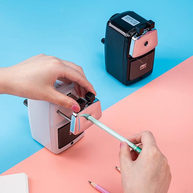 Точилка для карандашей механическая Deli E0620 1 отверстие ассорти фото 9