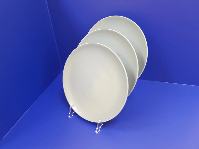 Подставка для декоративных тарелок тройная горка. фото 7