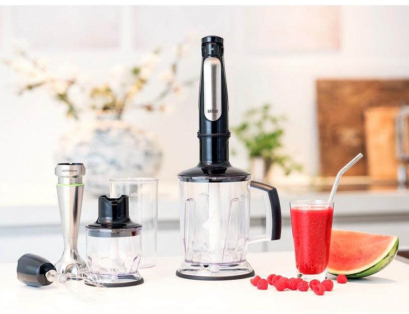 Блендер погружной Braun MQ7045X 850Вт черный фото 8
