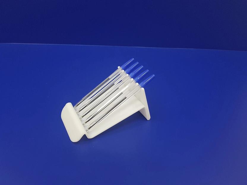 Подставка для ручек карандашей кистей 5 секции.(белая) фото 2