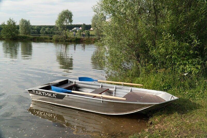 Алюминиевая лодка Тактика 370, 370*130*45 см фото 3