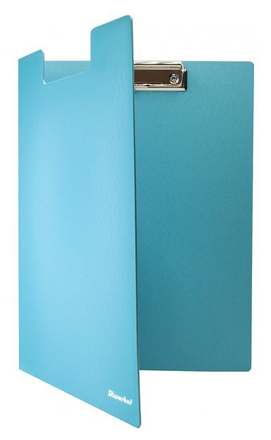 Папка клип-борд Silwerhof 957024 A4 полипропилен вспененный 1.8мм голубой с крышкой фото 2