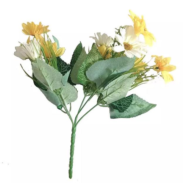 Букет герберы 5 веток (13 цветочков) 864-6 32см фото 2