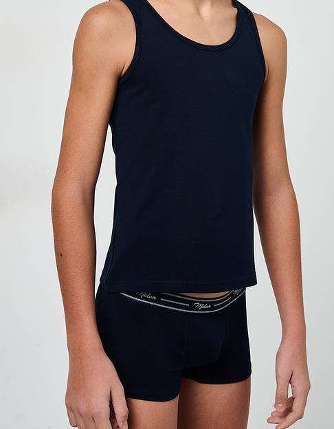 Трусы боксеры темно-синие опт фото 4