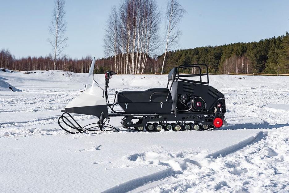 Снегоход Бурлак Егерь 18,5 л.с., 2700*1100*1310 мм. Подвеска: катковая. фото 4