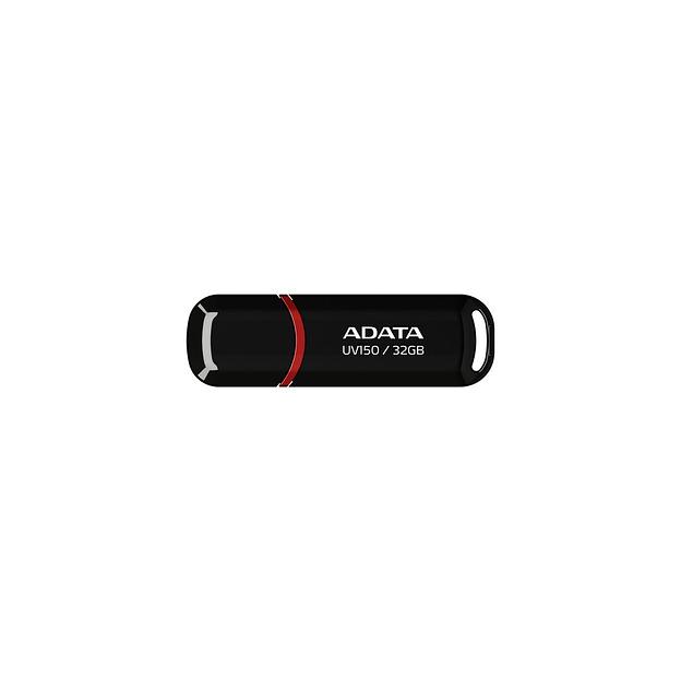 Флешка USB A-Data AUV150 32ГБ, USB3.0, черный [auv150-32g-rbk] фото 1