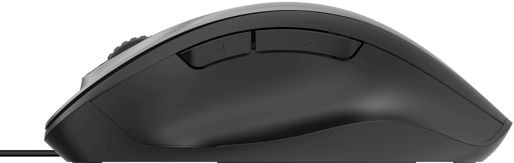 Мышь Оклик 504M черный/серый оптическая (3600dpi) silent USB (6but) фото 4