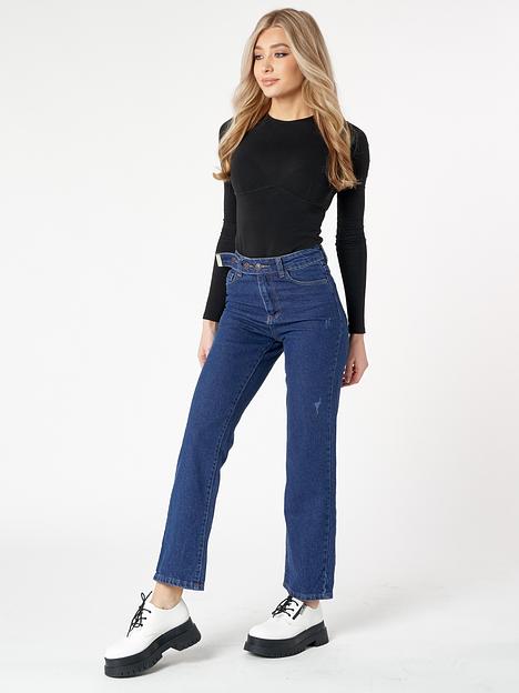 Джинсы клеш PLANET DENIM 845S фото 6