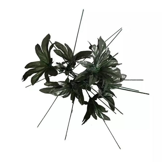 Подбукетник 15 голов 15 резных листов и 5 добавок 53см 003-012/029 фото 1