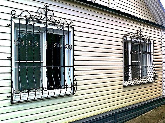 Решетка оконная Metall Expert кованая, код Р-4 фото 1