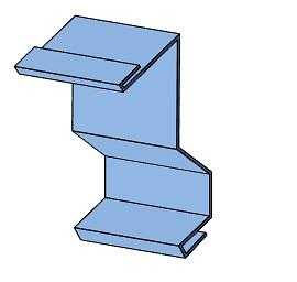 ФЭК-14 нащельник узла стыка панелей, доборный элемент ОПТ фото 3