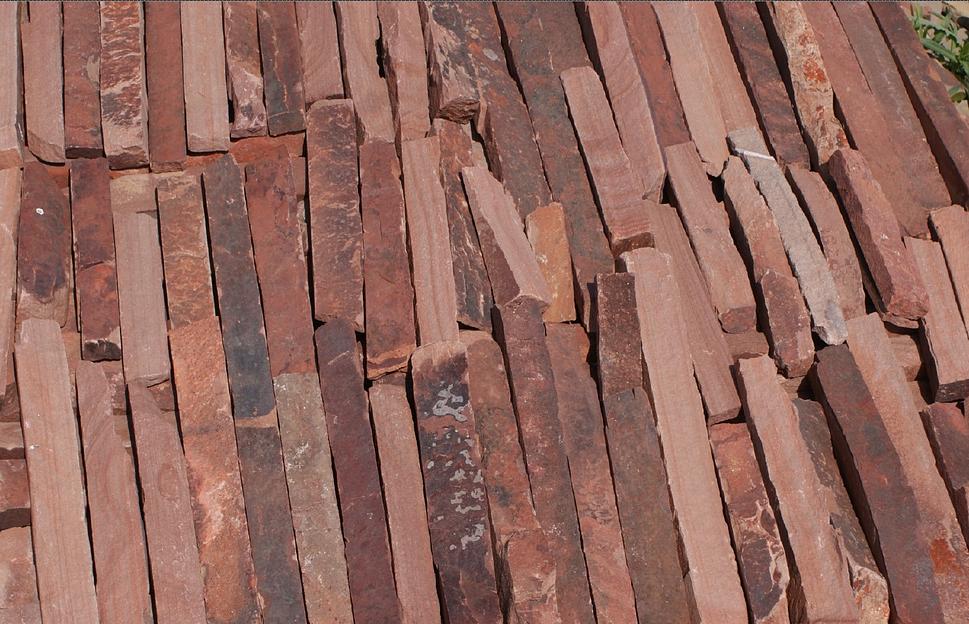 Плитка песчаник пиленный с 1-й стороны Терракот Казачка /м2 (30 мм) фото 1