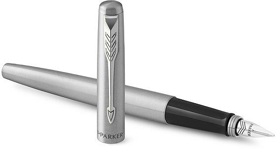 Набор ручек Parker Jotter Core FK61 (CW2093258) Stainless Steel сталь нержавеющая подар.кор. ручка перьевая, ручка шариковая фото 2