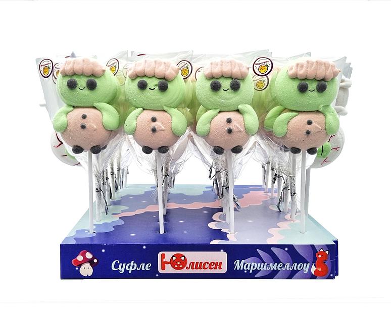 Фигурный маршмеллоу на палочке Юлисен «Франкенштейн» фото 1