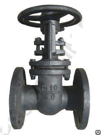 Задвижка чугунная типа 30ч6бр с параллельным затвором (КНР) для труб фото 1