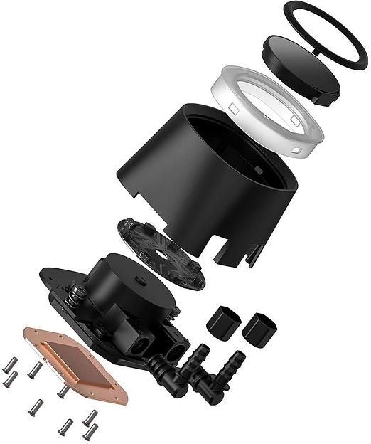 Система водяного охлаждения ID-Cooling FX360 LCD ARGB Soc-AM5/AM4/1200/1700/1851 черный 4-pin 27.2dB Al+Cu LCD 350W Ret фото 8