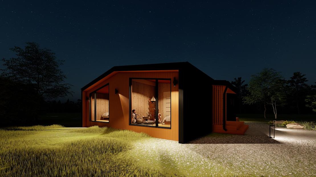 Проект дома «Барнхаус 10» базовая фото 1