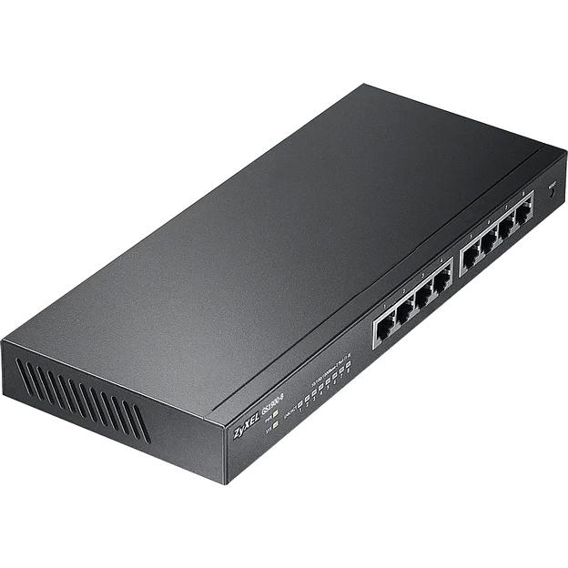 Smart L2 коммутатор Zyxel GS1900-8, 8xGE, настольный, бесшумный (GS1900-8-EU0102F) фото 1