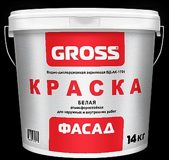 Краска водно-дисперсионная «GROSS-ФАСАД», опт фото 1