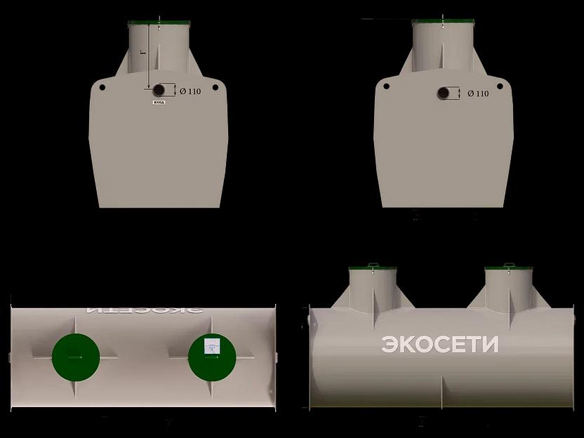 Анаэробный септик Экосети фото 3