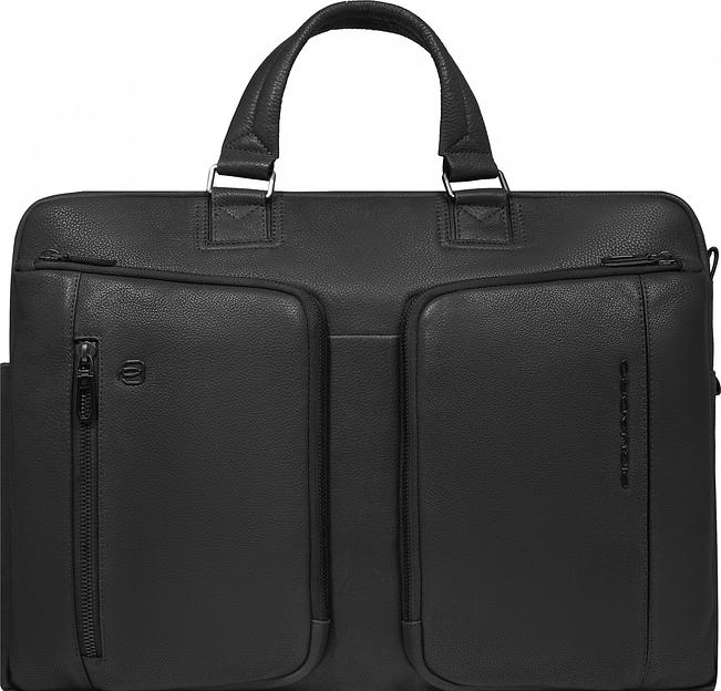 Деловая сумка Piquadro Cronus CA6025S134/N с отделением для ноутбука черный натур.кожа фото 1