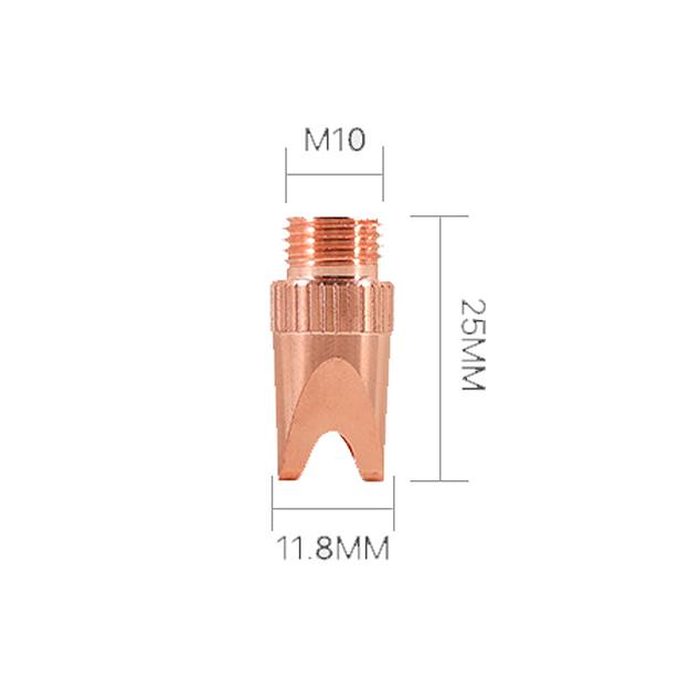 Сопло для лазерной сварки L=25 мм M10×1 (плоский угол) фото 1