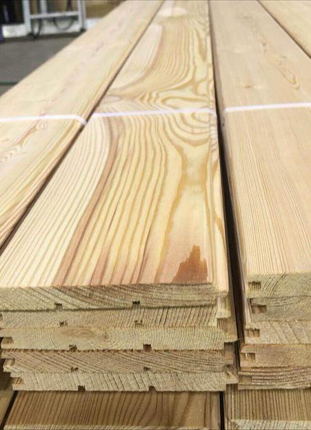 Вагонка из лиственницы С 4х120х3000 мм опт фото 4