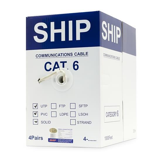 Кабель сетевой SHIP D165-P Cat.6 UTP 30В PVC D165-P фото 3