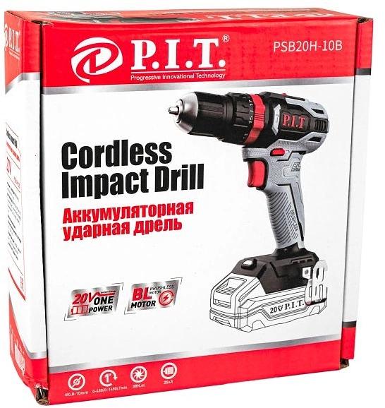 Дрель ударная P.I.T. PSB20H-10B патрон:быстрозажимной реверс фото 4