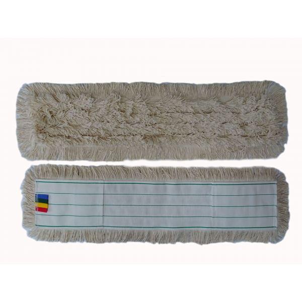 Моп нашивной, разрезной 100% хлопок 80 см, карман, NV015 фото 2