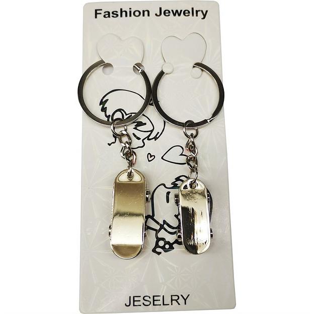 Брелок металл «Скейты» 2 шт ОПТ фото 1