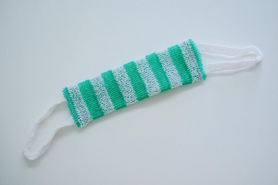 Мочалка «Гармония» 42х12 см, махра 10 мм ОПТ фото 2