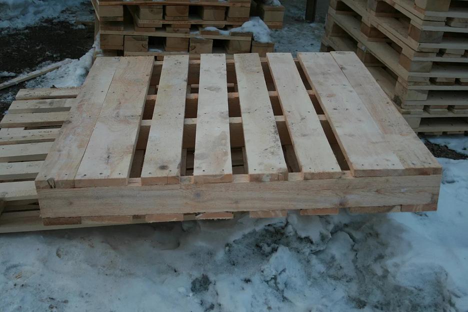 Поддоны из твёрдых пород дерева ОПТ фото 1