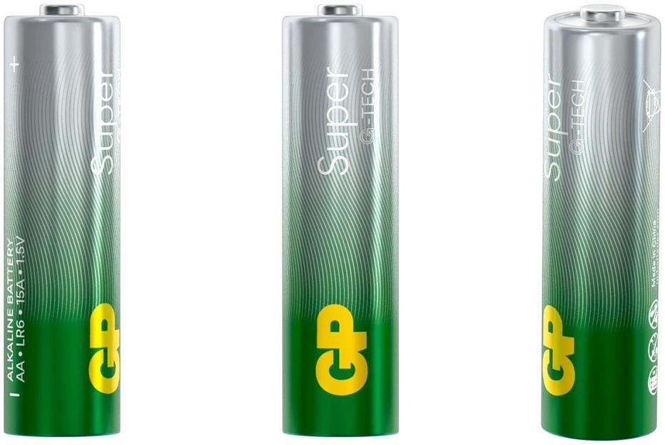 Батарея GP Super Alkaline 15AA21-2CRSWC10 AA (10шт) спайка фото 3