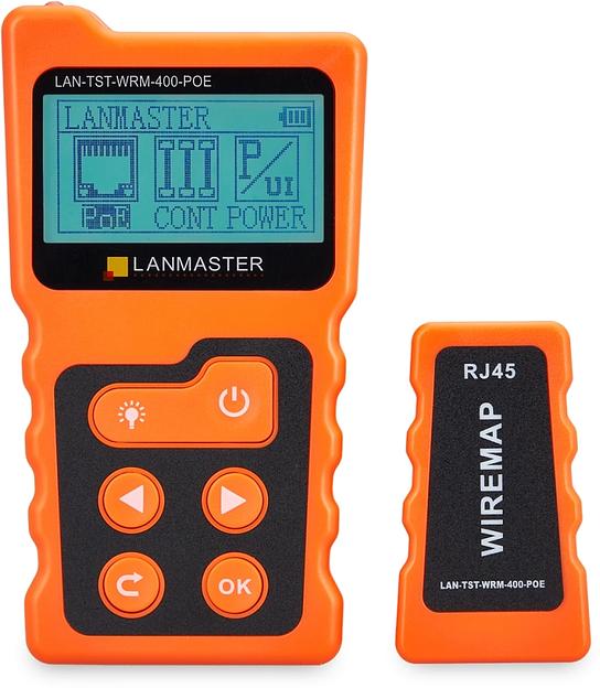 Тестер Lanmaster LAN-TST-WRM-400-POE фото 2