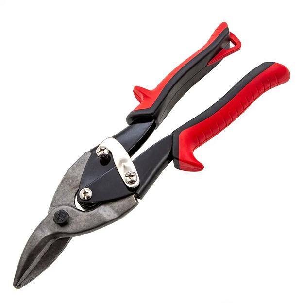 Ножницы по металлу, 250 мм, правые, обрезиненные рукоятки фото 1