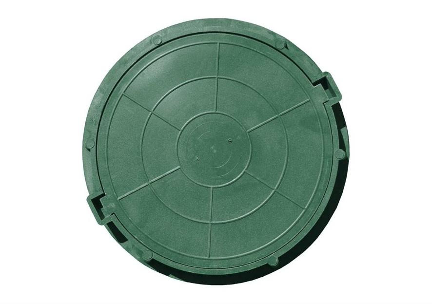 Люк канализационный Л d-580 зеленый фото 6